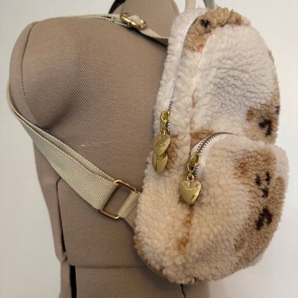 Sherpa Teddy Bear Adjustable Backpack main image 8